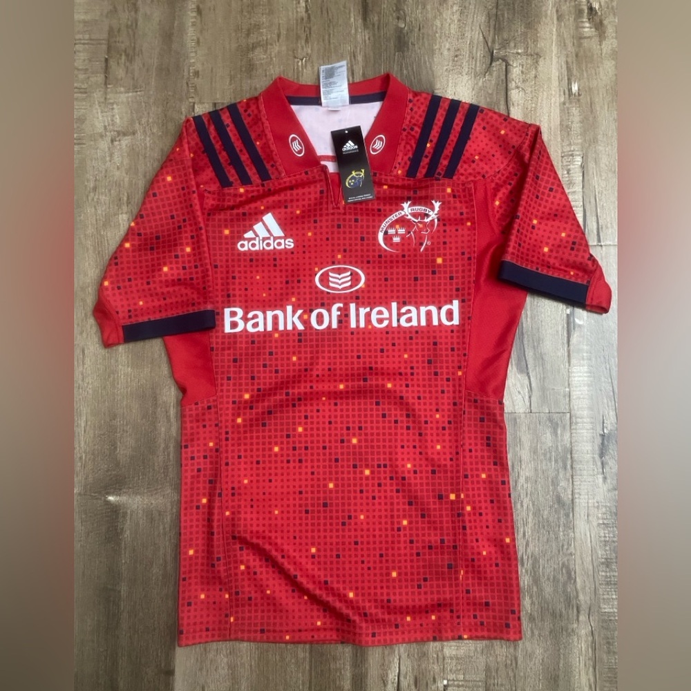 Adidas Leinster Munster Rugby 2022/2023 Jersey Shirt Red